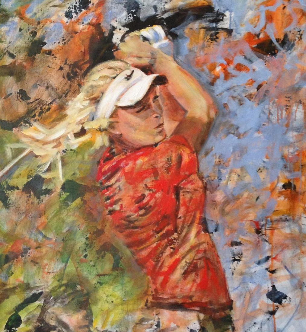 Suzann Pettersen in action